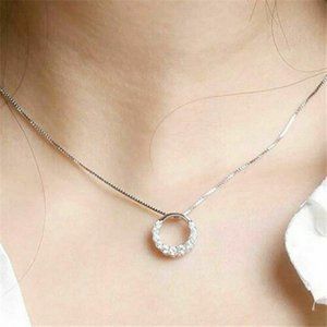 Women's Silver Ring Necklace